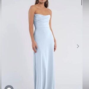 Jenny you Liv whisper blue bridesmaid dress